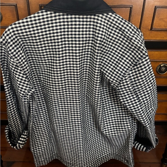 Gap x Doén Black Gingham XS Jacket - Picture 3 of 6